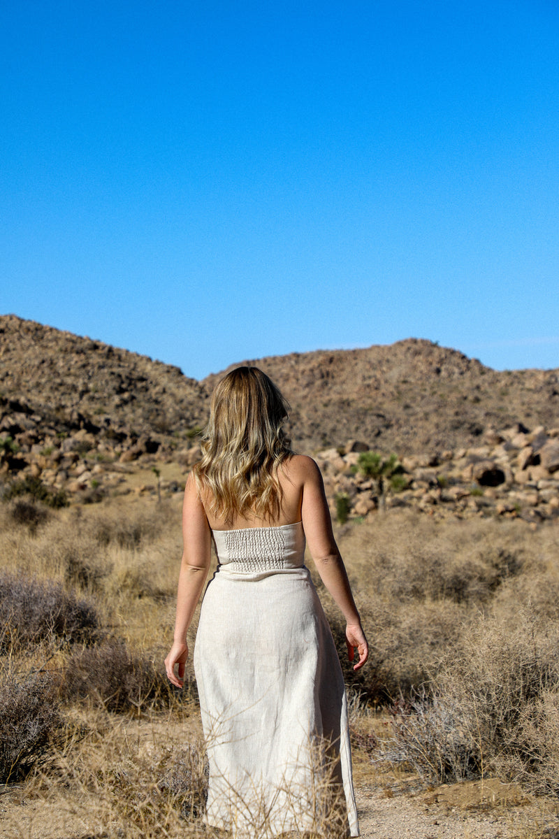 El Paseo Dress in Oat | Olive & Oath