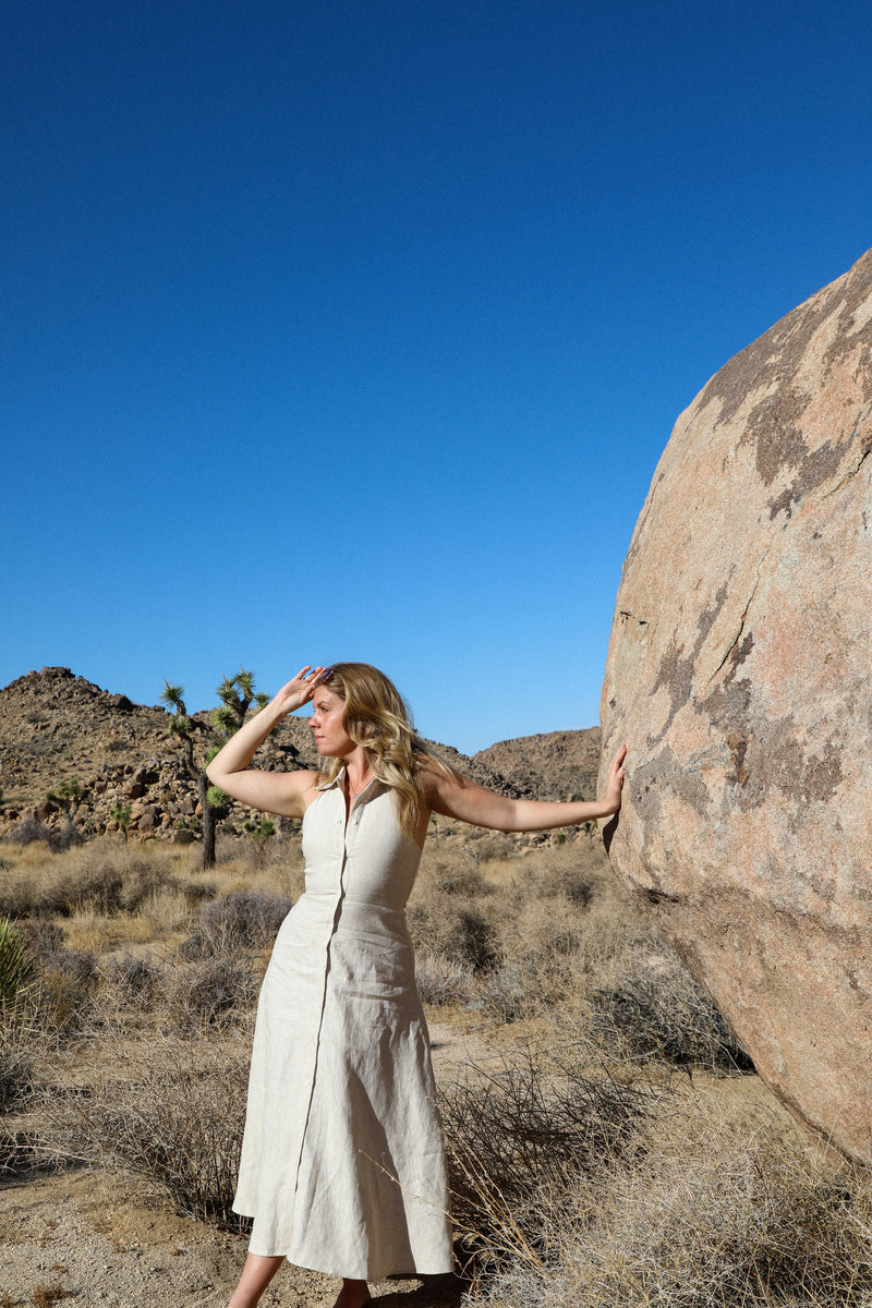 El Paseo Dress in Oat | Olive & Oath