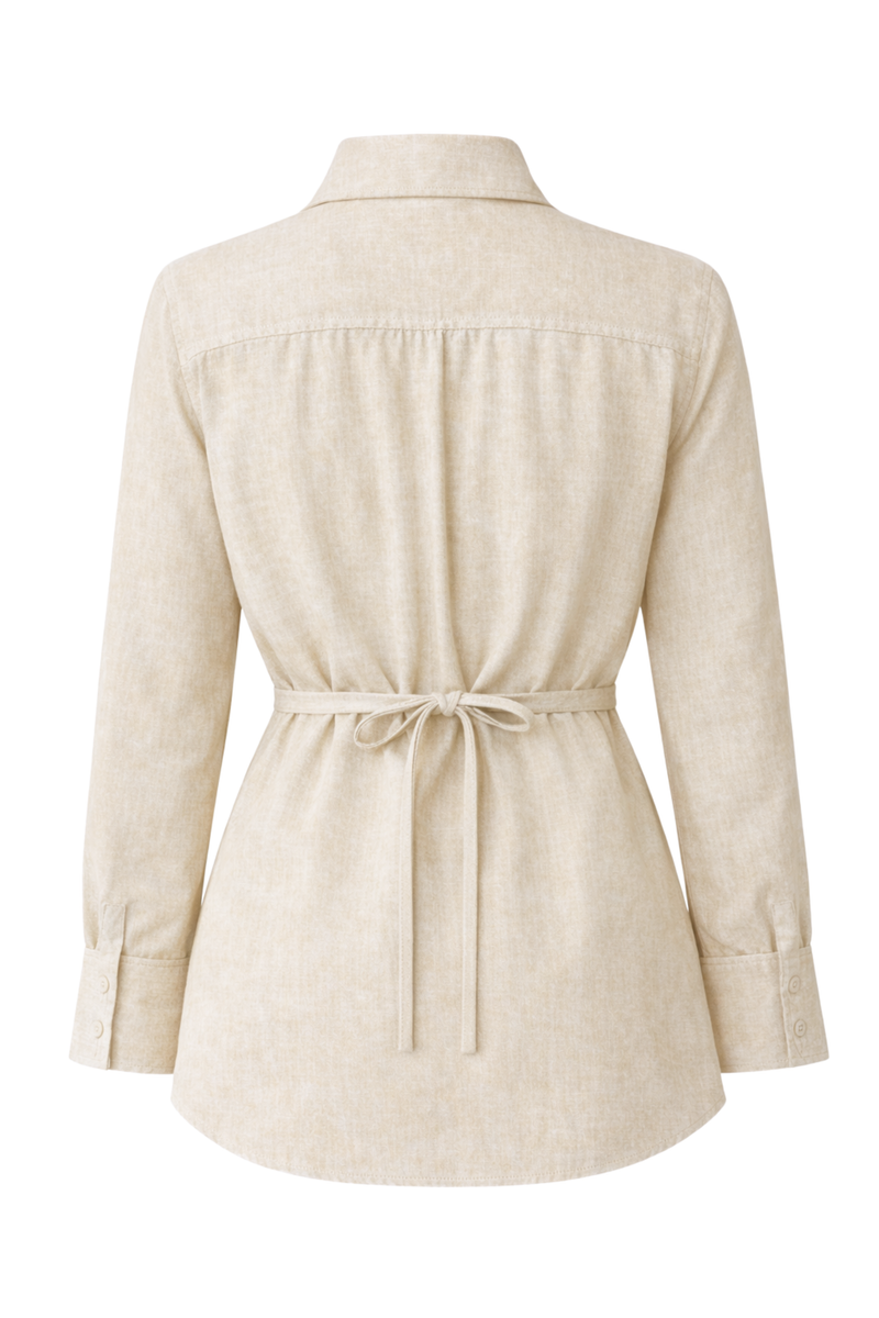 Como Collared Linen Shirt