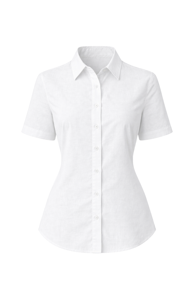 Como Collared Linen Shirt - Short Sleeve