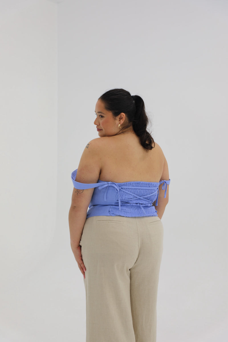Venice Corset in Bluebell | Olive & Oath