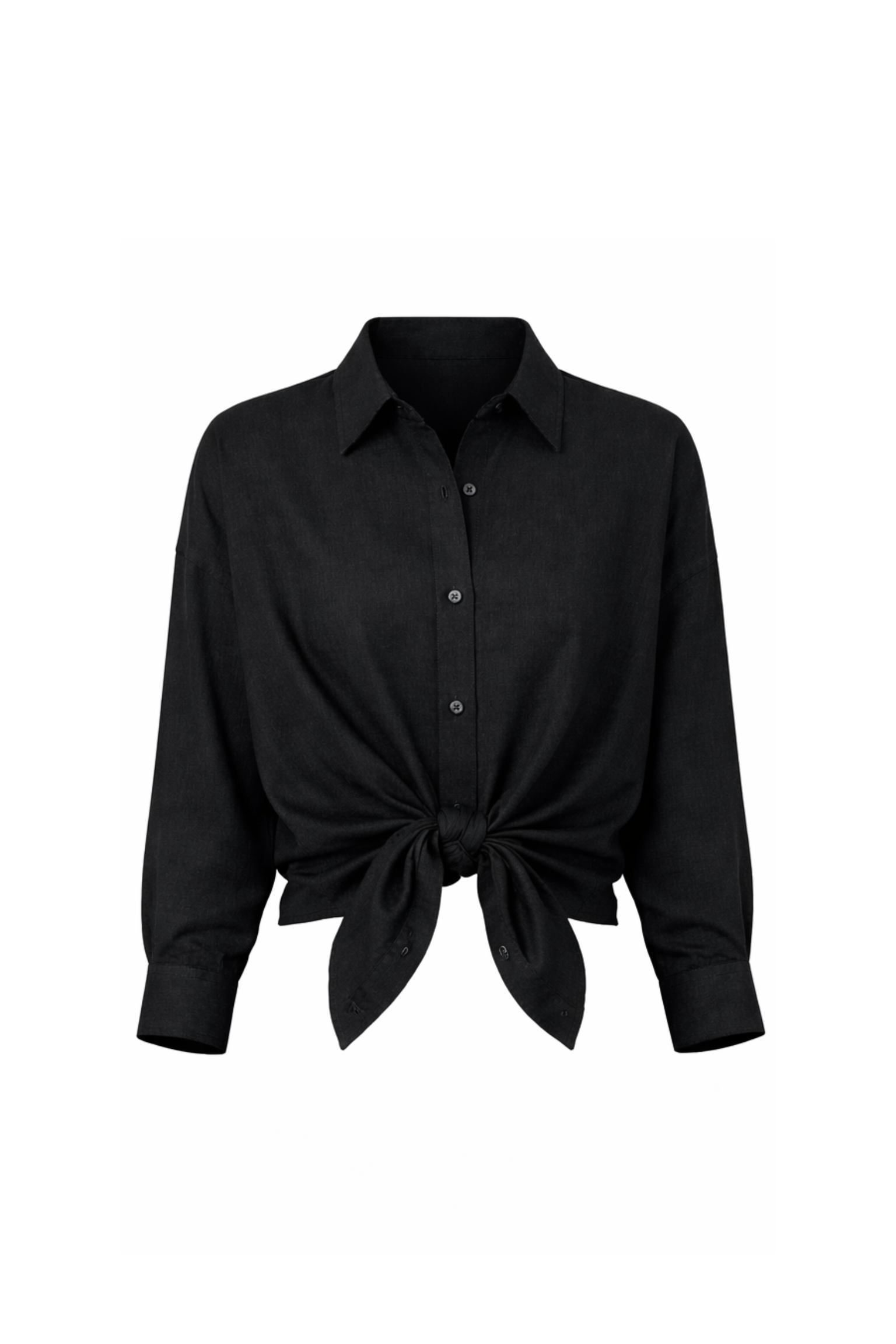 Sorrento Shirt in Jet | Olive & Oath