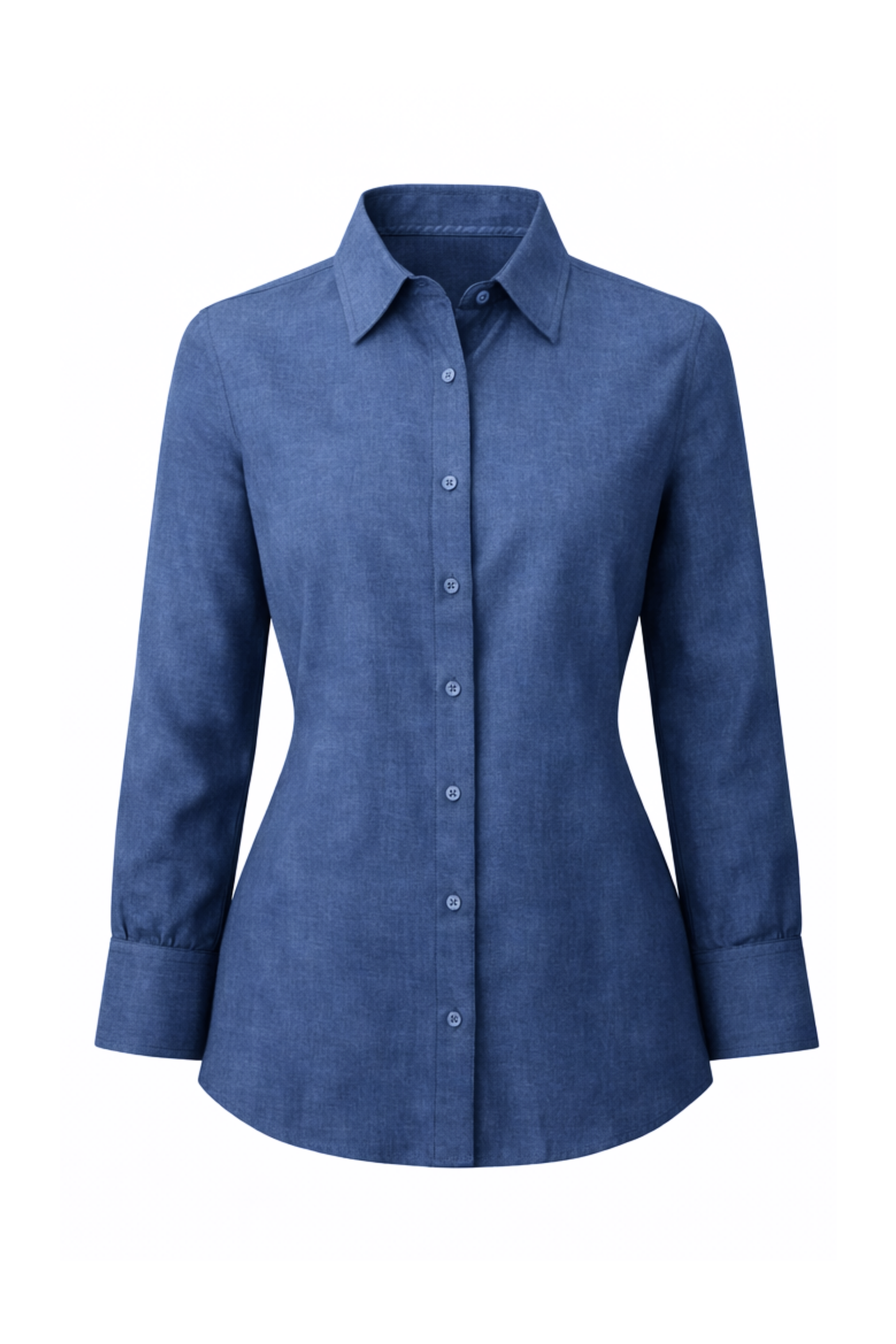 Como Collared Linen Shirt in Midnight | Olive & Oath