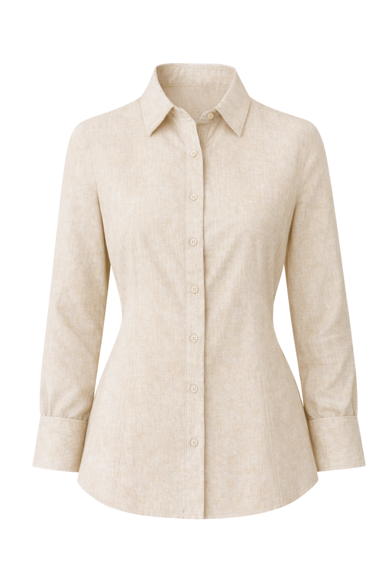 Como Collared Linen Shirt