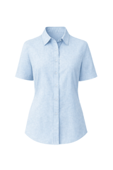 Como Collared Linen Shirt - Short Sleeve