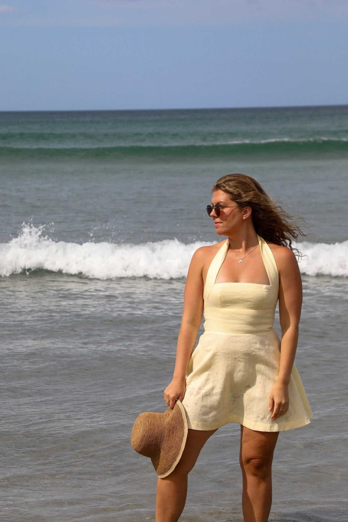 Cocktail Palma Dress in Creme | Olive & Oath