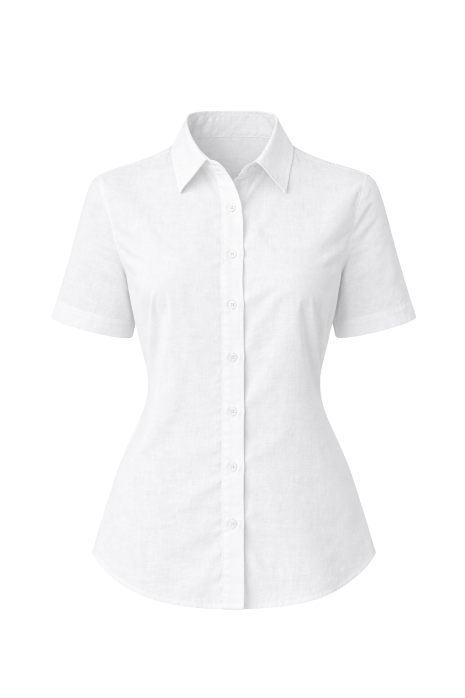 Como Collared Linen Shirt - Short Sleeve in Bianca | Olive & Oath