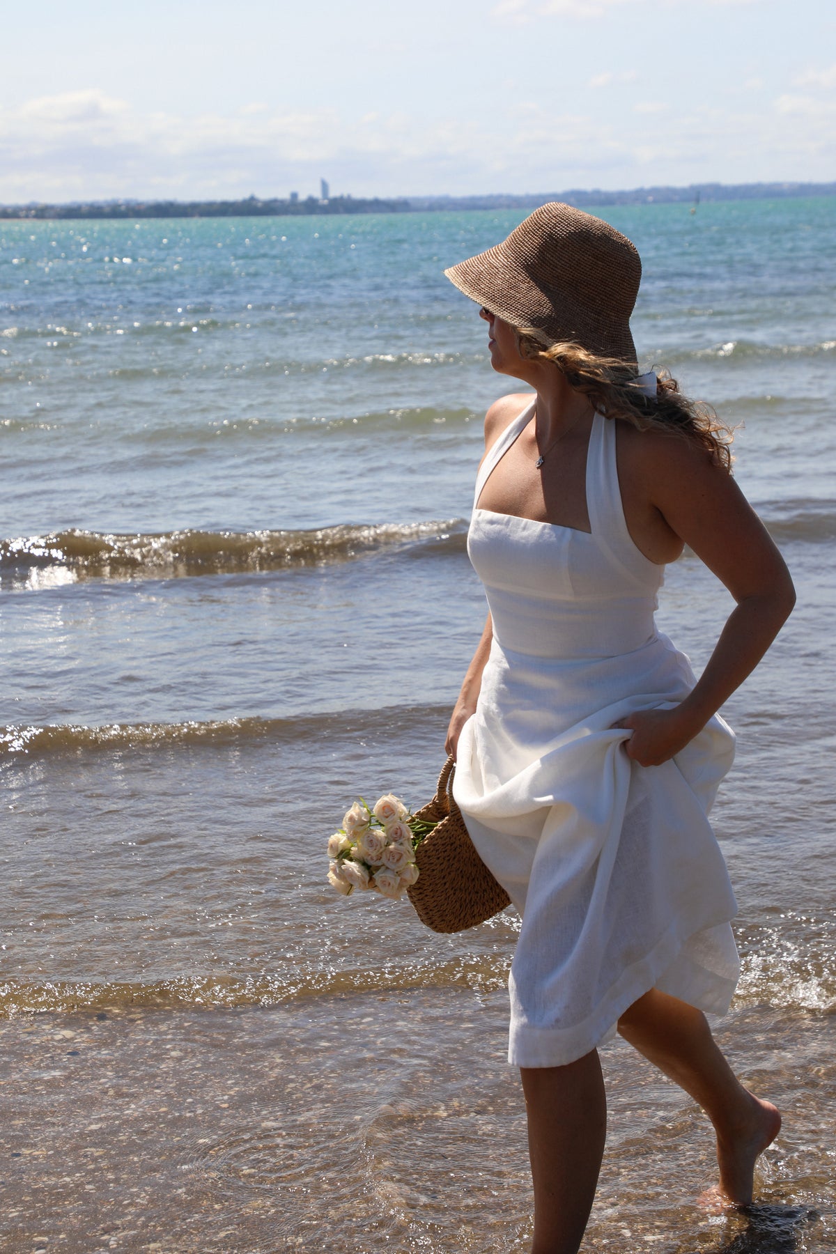 Palma Dress in Bianca | Olive & Oath