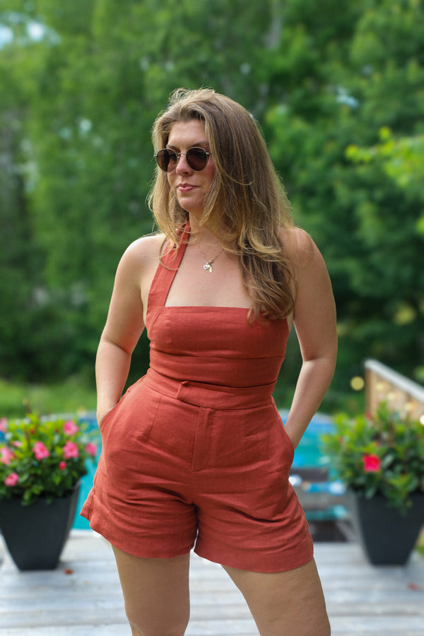 Palma Linen Top