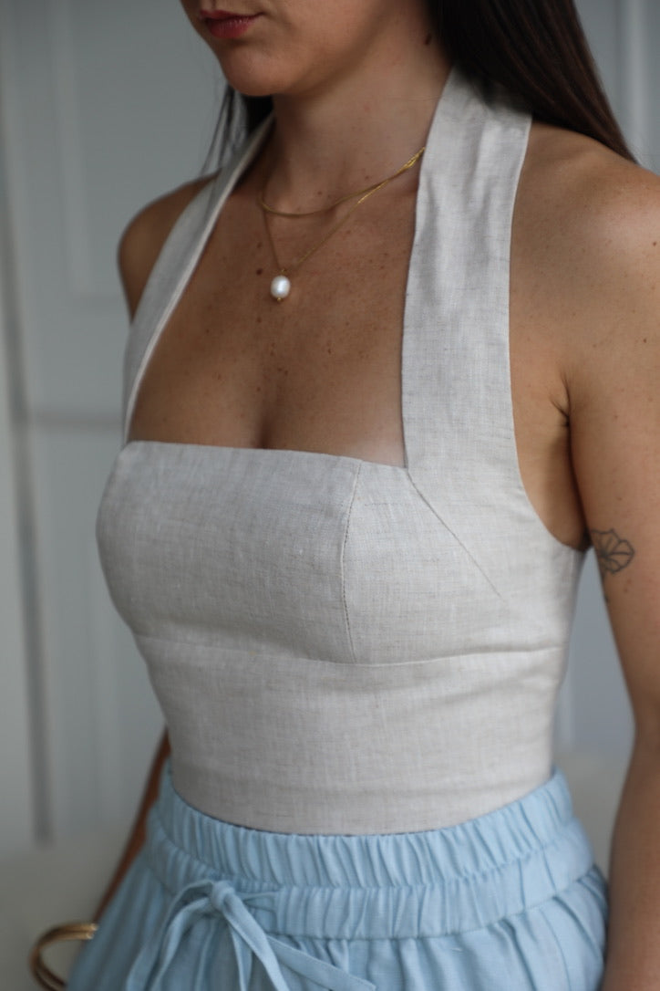 Palma Linen Top