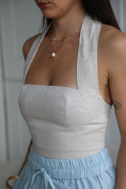Palma Linen Top