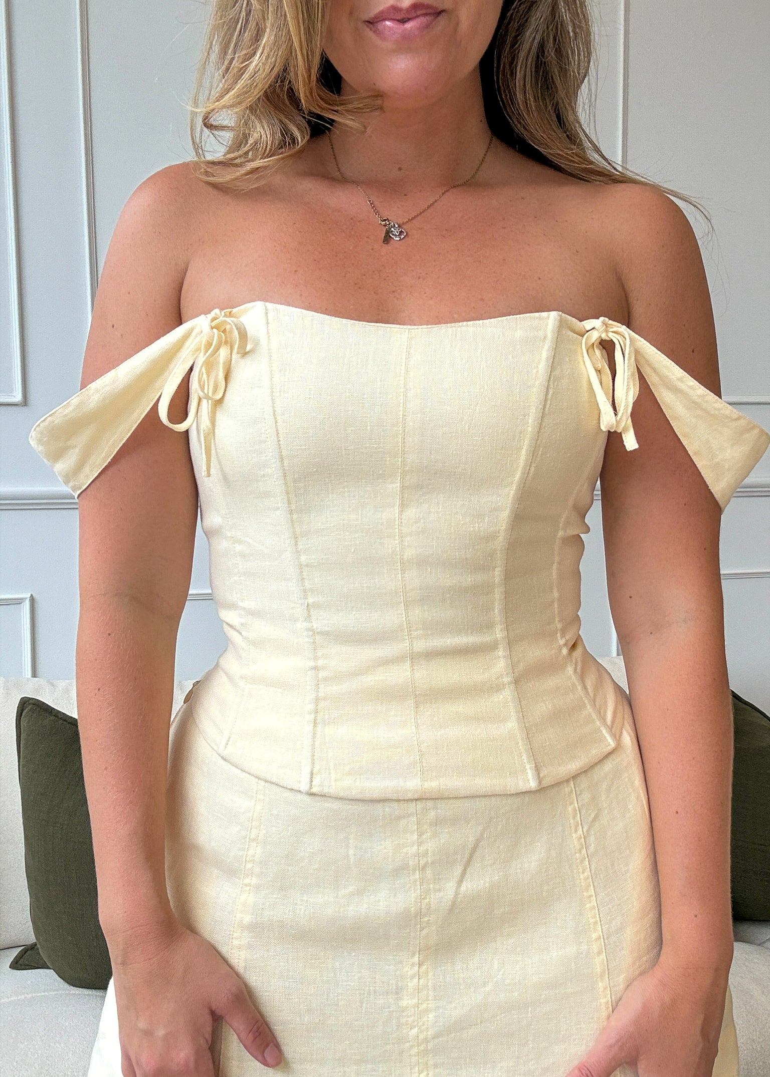 Venice Corset in Creme | Olive & Oath