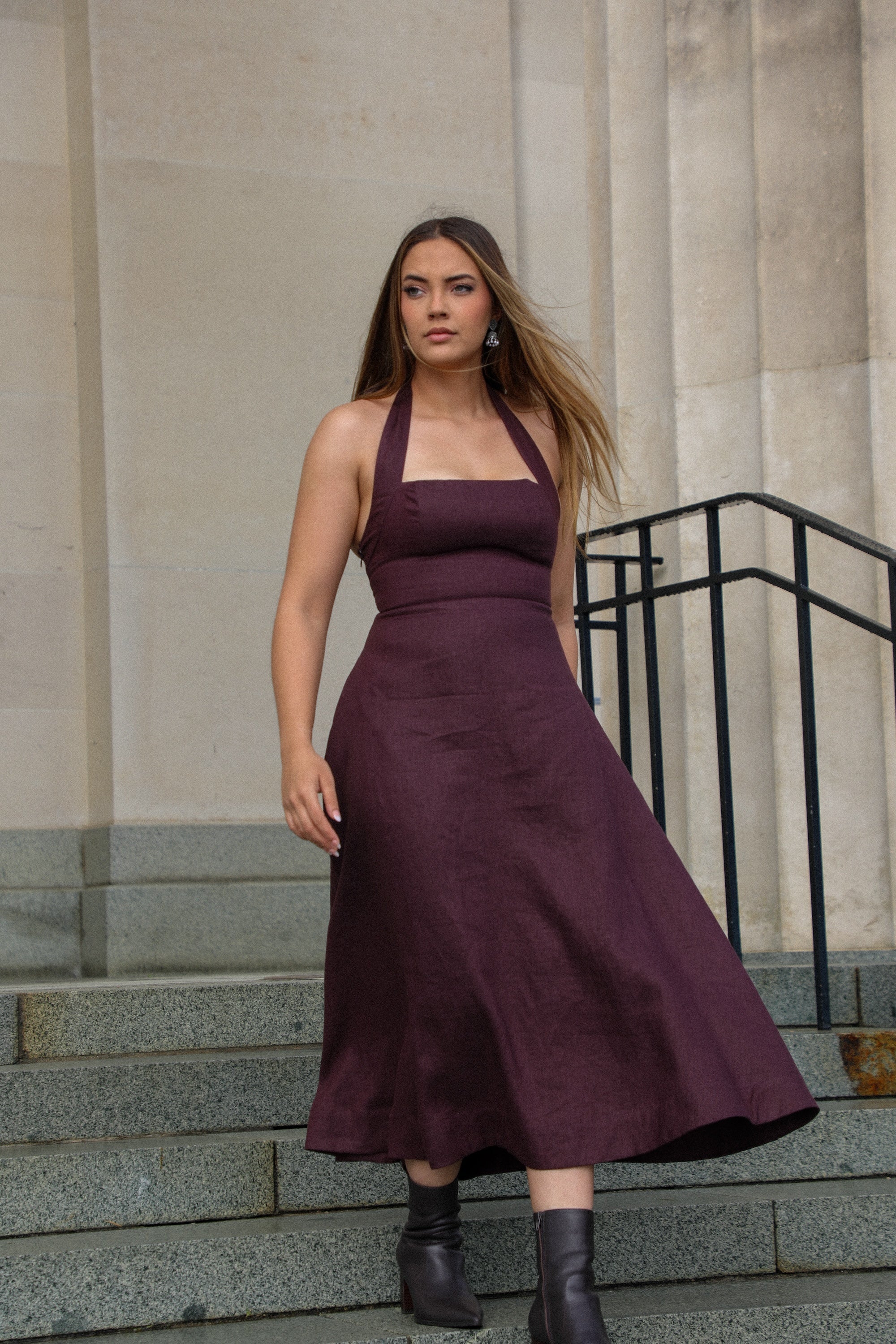 Palma Dress - Super Petite / Black Cherry Palma Dress - Super Petite / Black Cherry