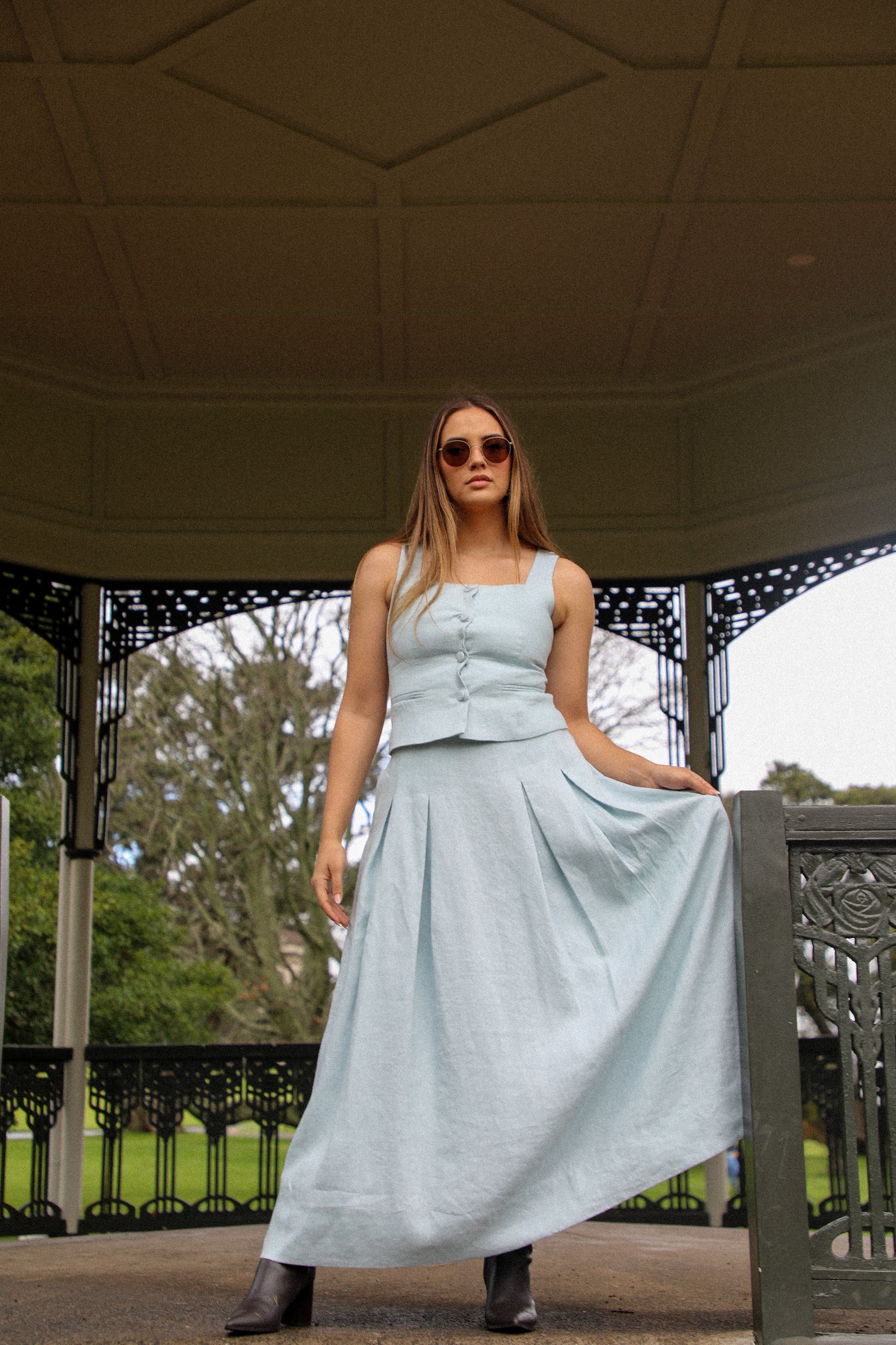 Riviera Pleated Skirt