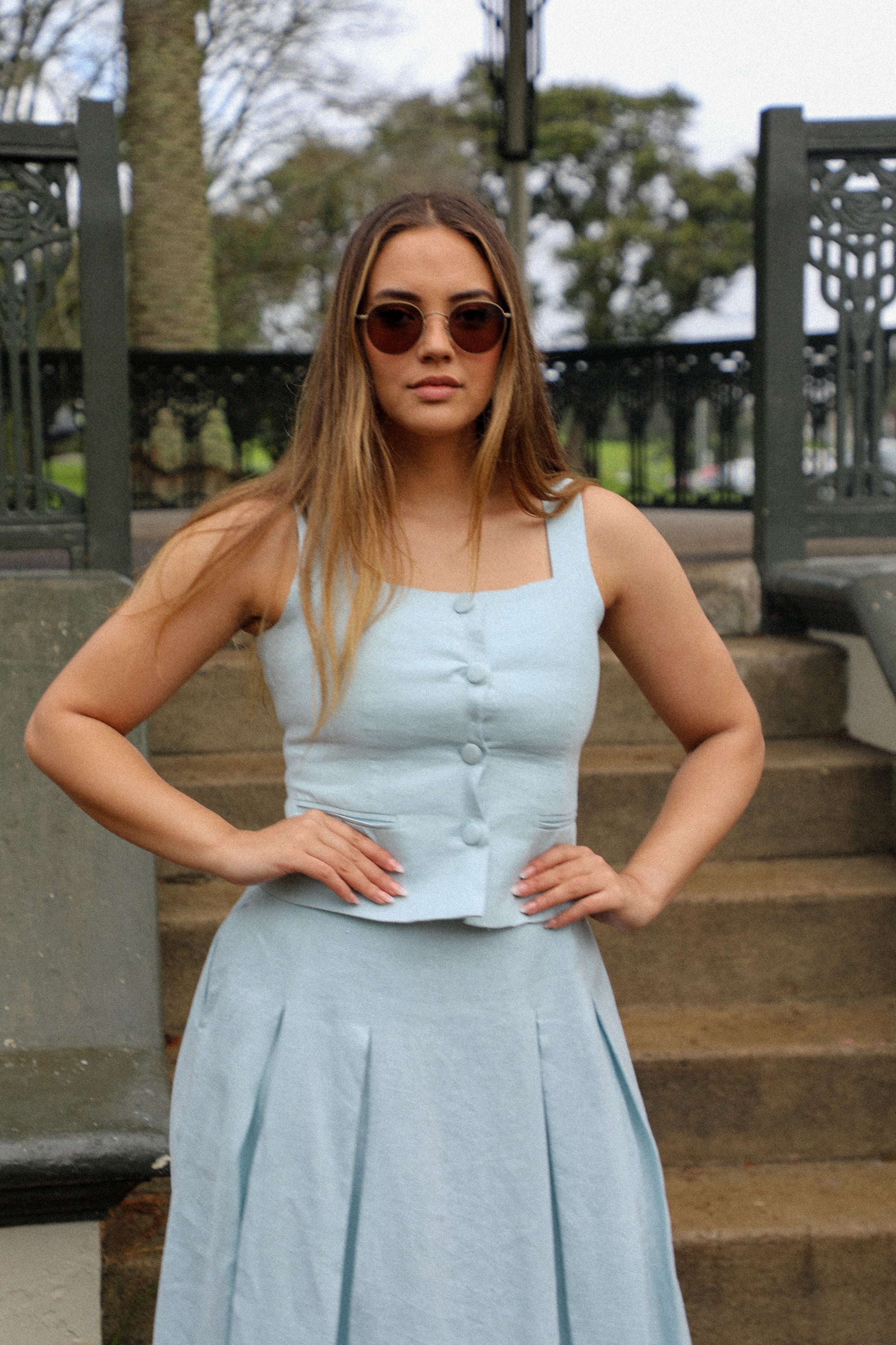 Riviera Square Neck Vest