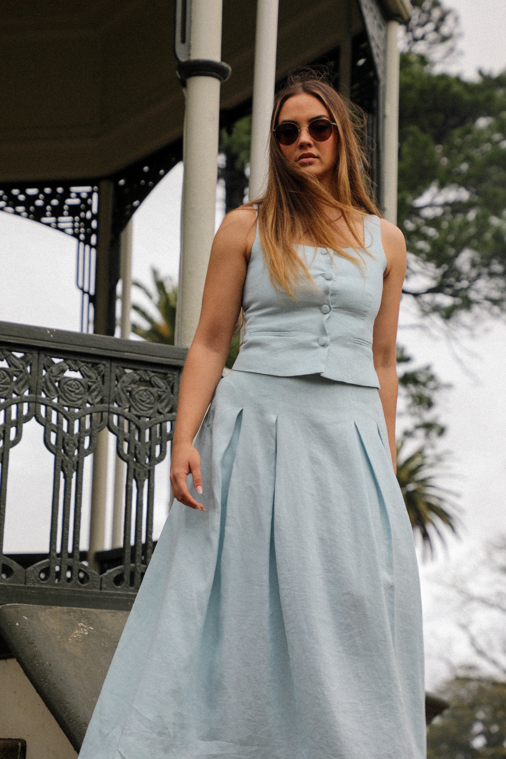 Riviera Square Neck Vest
