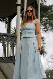 Riviera Pleated Skirt