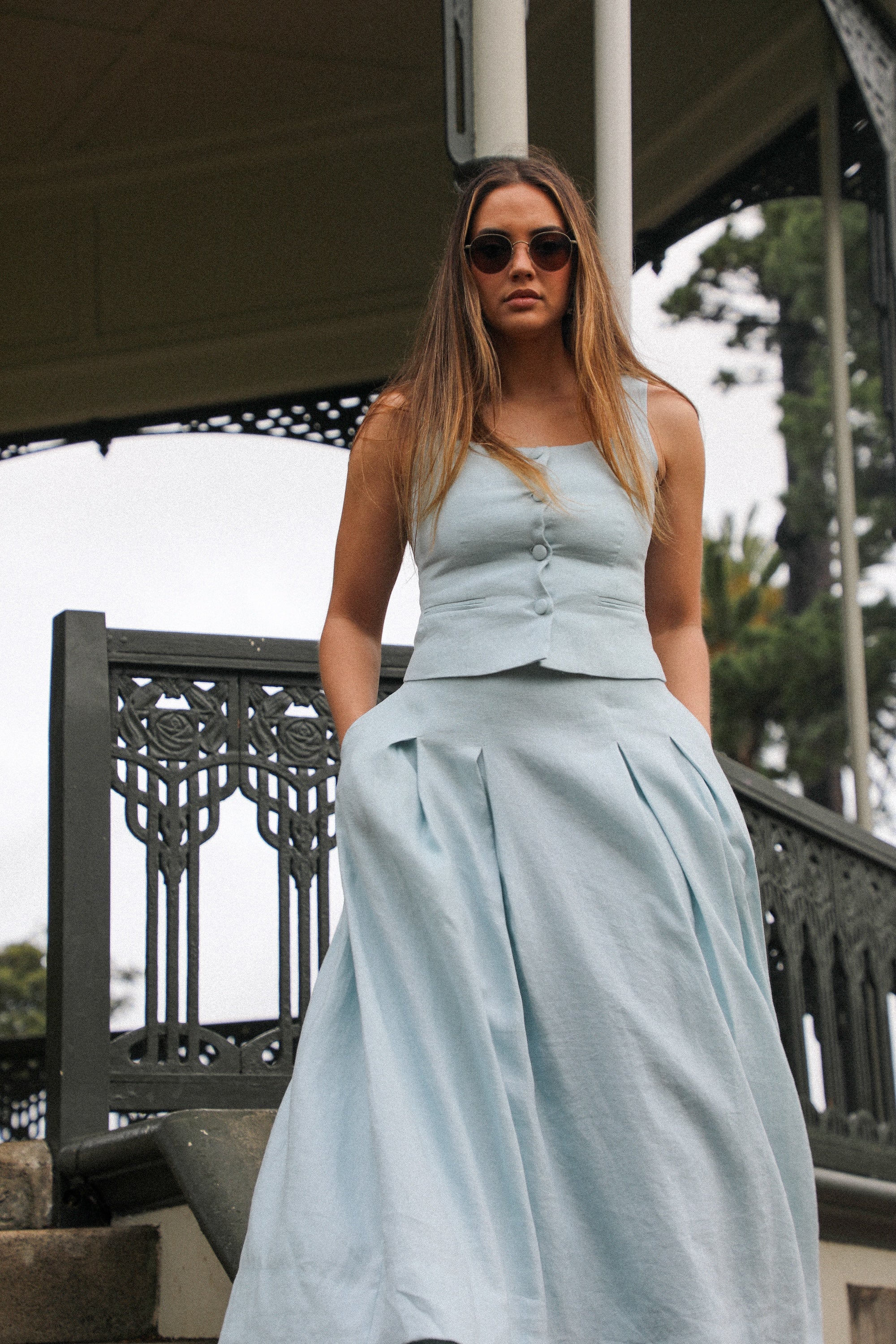 Riviera Pleated Skirt