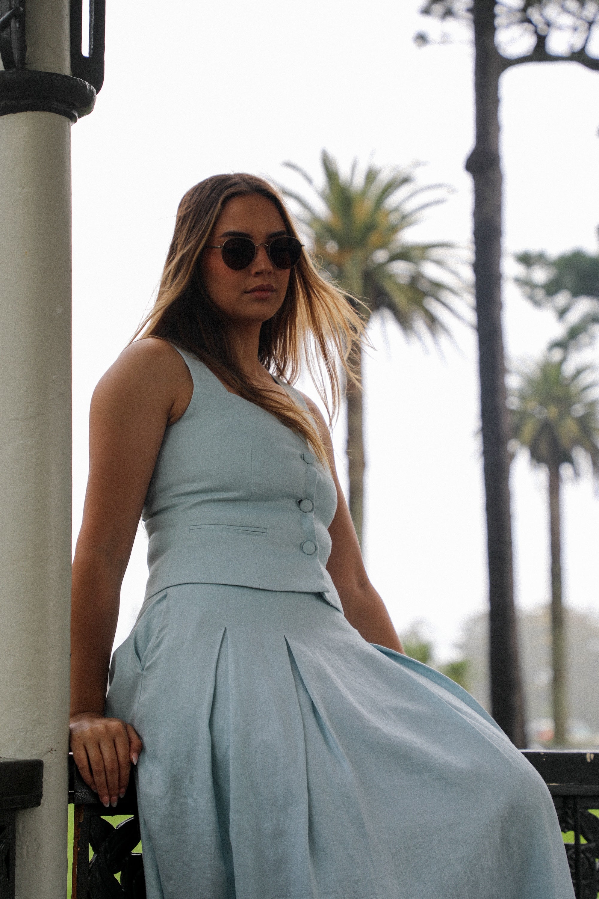 Riviera Square Neck Vest