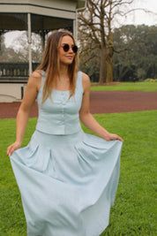 Riviera Square Neck Vest