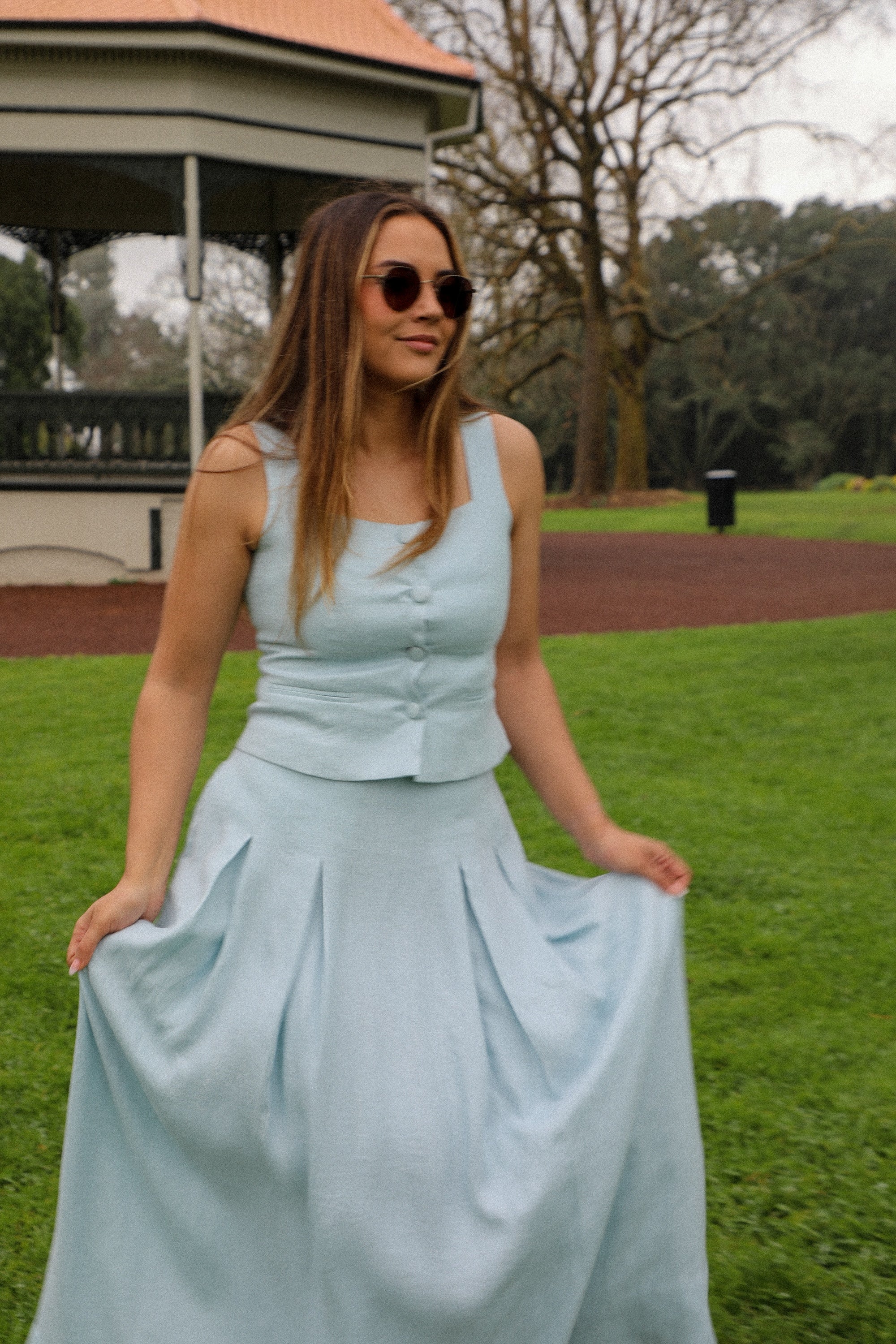Riviera Pleated Skirt