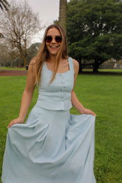 Riviera Square Neck Vest