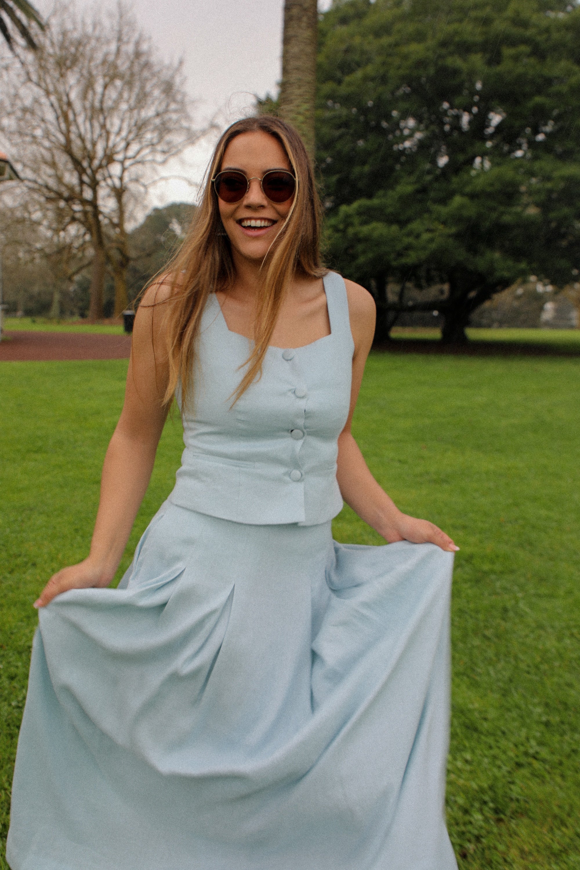 Riviera Square Neck Vest