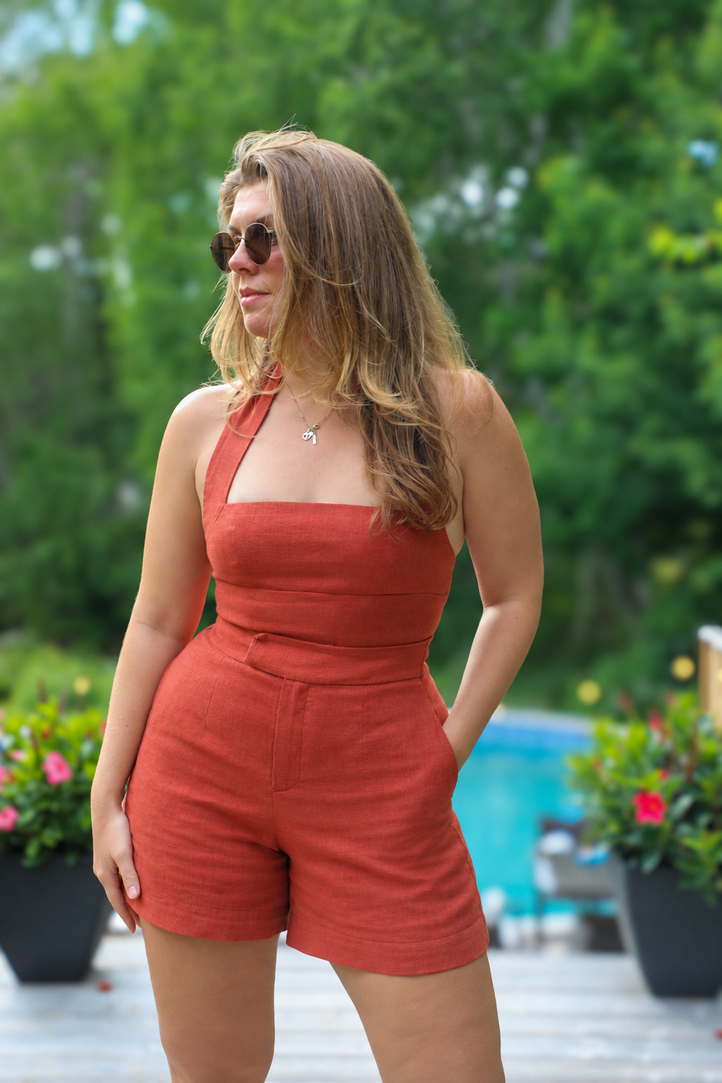 Palma Linen Top