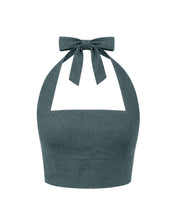 Palma Linen Top - Sea Moss
