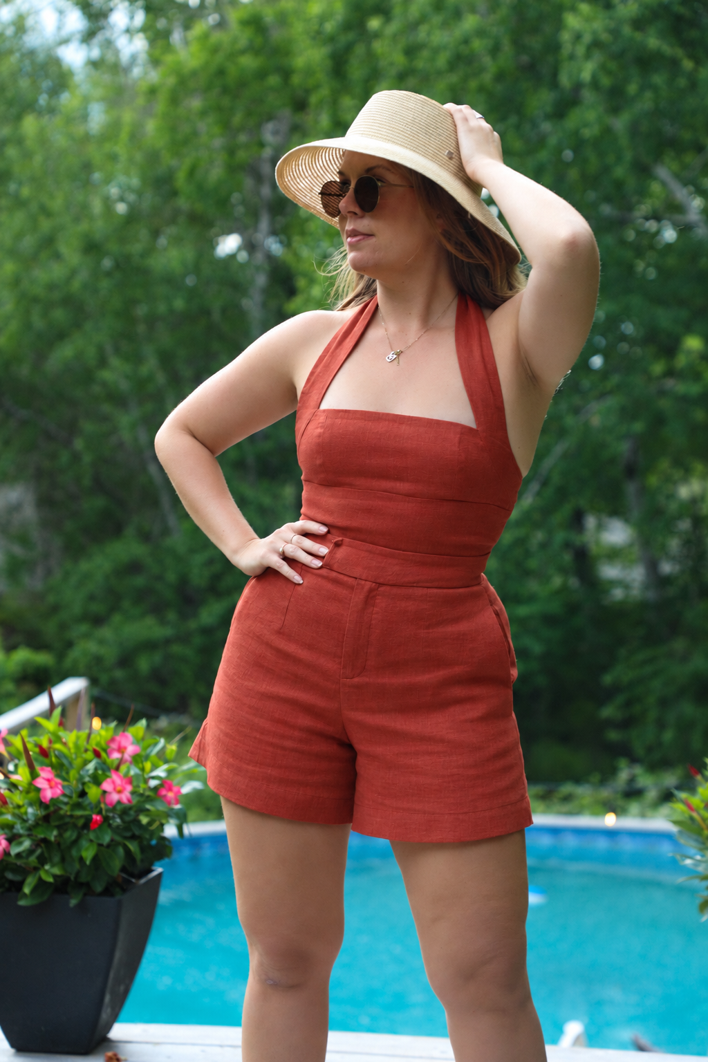 Palma Linen Top