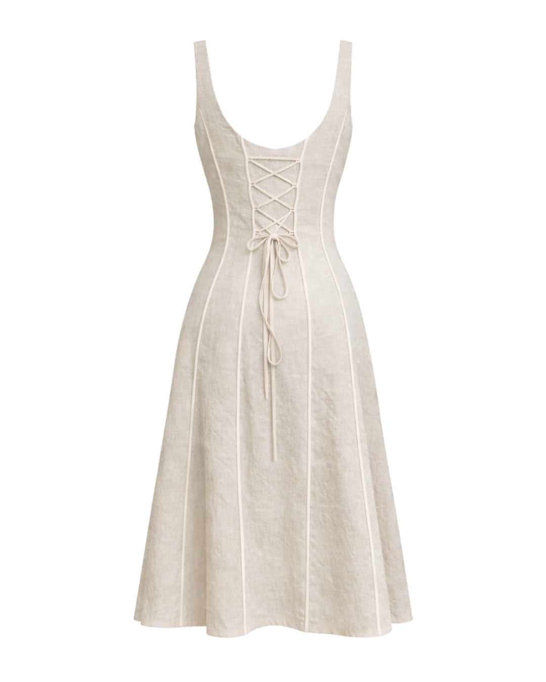 Torino Linen Dress in Oat | Olive & Oath Curvy / Oat Torino Linen Dress in Oat | Olive & Oath Curvy / Oat