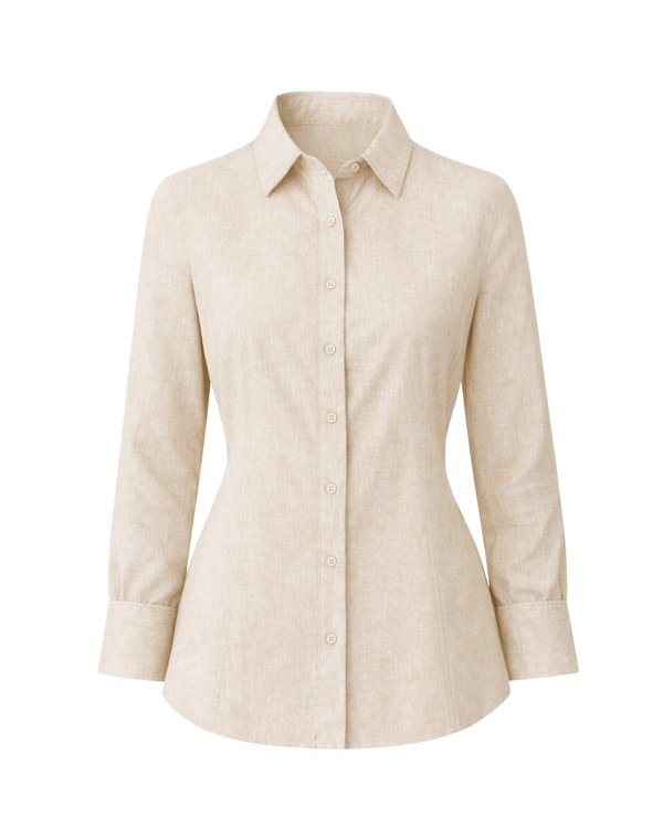 Como Collared Linen Shirt