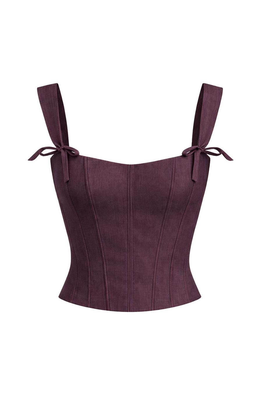 Venice Corset in Black Cherry